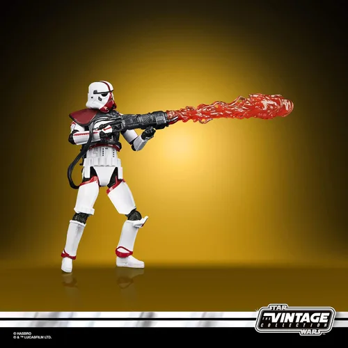 Miniatura 4 de Star Wars Hasbro The Vintage Collection Incinerator Trooper, figura de acción The Mandalorian de 3.7 in de alto, juguete para niños a partir de 4