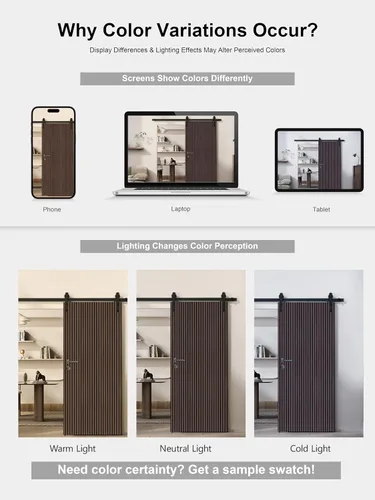 Miniatura 8 de Mollywell Paneles de madera para pared, instalación que ahorra tiempo, decoración de pared de listones de madera versátil, diseño acanalado mejorado
