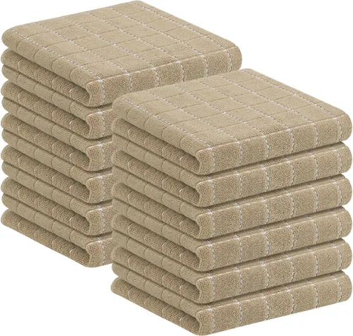 Miniatura 185 de Homaxy Paños de cocina 100% algodón de felpa, toallas de cocina ultra suaves y absorbentes para la cocina, adecuadas para secar y lavar platos
