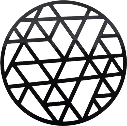 Miniatura 6 de Efavormart - Juego de 6 manteles individuales triangulares geométricos cortados con láser, 13 pulgadas, redondos, desechables, de cartón, 27.64 oz/m²