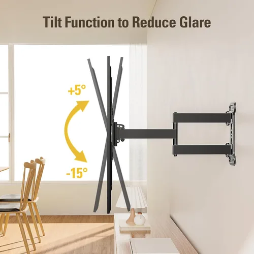 Miniatura 5 de Mounting Dream Soporte de pared para monitor para la mayoría de televisores y monitores de 10 a 26 pulgadas, soporte de pared VESA pequeño