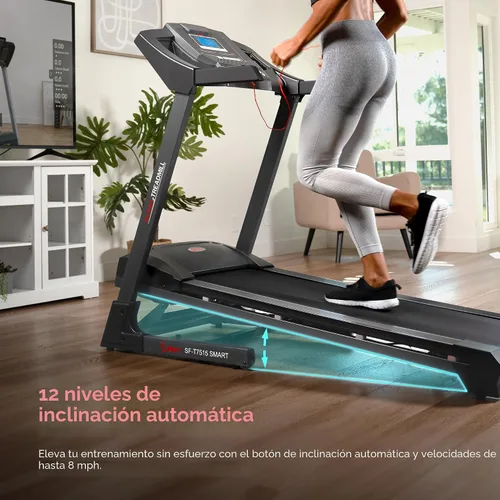 Miniatura 2 de Sunny Health & Fitness Exercise Treadmills Double Deck Sizes and Incline Features with Bluetooth & SunnyFit App
