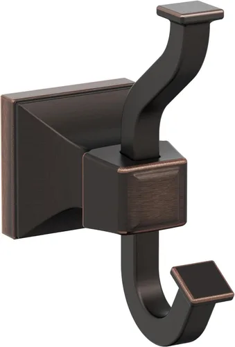 Miniatura 49 de Amerock BH36020G10 Gancho único para bata de níquel cepillado Soporte de toalla de 4-1/4 pulg. (108 mm) de longitud Mulholland Gancho