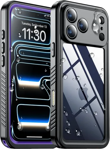 Miniatura 38 de SPIDERCASE Solo diseñada para el iPhone 13 Pro Max, funda impermeable, lente incorporada y protector de pantalla, protección completa de alta