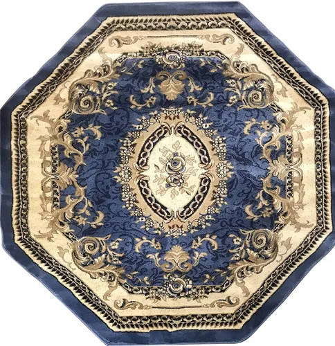 Miniatura 9 de Deir Debwan Alfombra tradicional Aubusson con diseño floral largo de 330.000 puntos, diseño 602 (31 pulgadas x 15 pies 8 pulgadas)