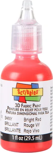 Miniatura 13 de Scribbles 13903 - Pintura de tela 3D brillante, color blanco