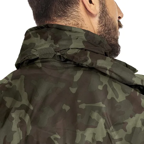 Miniatura 61 de 33,000ft - Chaqueta de lluvia impermeable y plegable para hombre, ligera, con capucha, cortavientos ideal para golf o ciclismo
