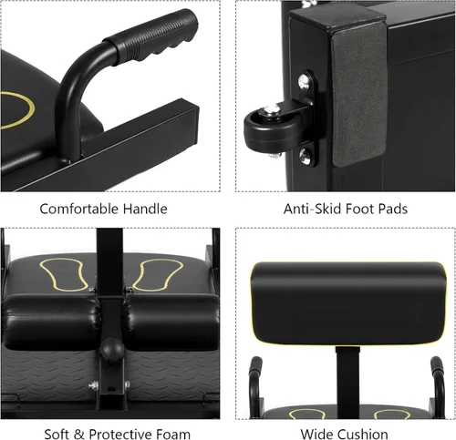 Miniatura 4 de Máquina de sentadillas Sissy, máquina SPORFIT para sentadillas profundas, máquinas de entrenamiento de fuerza de piernas ajustables,