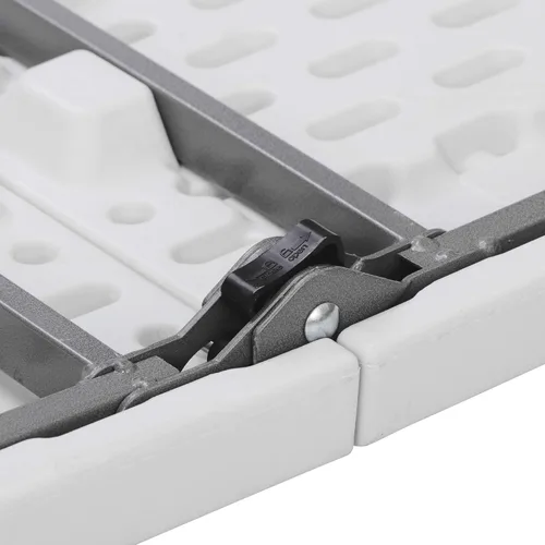 Miniatura 7 de ZENY Mesa plegable de 6 pies, mesa portátil de picnic, mesa de plástico para picnic interior y exterior, mesa para fiestas, camping, mesa plegable