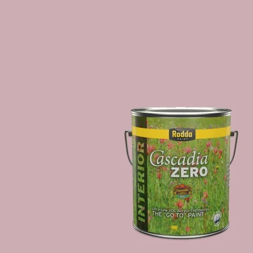 Miniatura 24 de Rodda Paint CASCADIA ZERO - Pintura satinada e imprimación para interiores en uno, 1 galón, Lady Flower Flor de señora