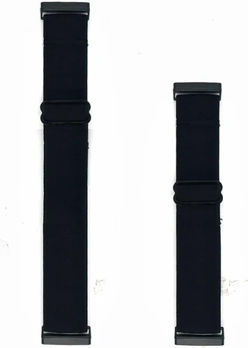 Paquete de 2 bandas elásticas ajustables, muñequeras y tobilleras con deslizador de tres deslizamientos para Fitbit Sense 1/2 o Versa 3/4, bandas