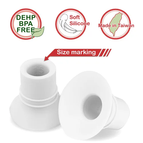 Miniatura 5 de Nenesupply Inserto de brida de 0.591 in compatible con piezas de bomba de brida Elvie Stride Momcozy Medela Brida Spectra Willow Reduce 0.945 in a