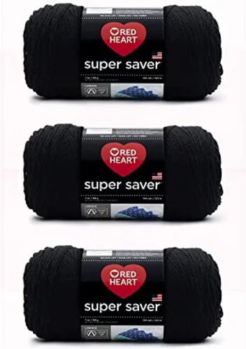 Miniatura 25 de Red Heart Hilo Super Saver, paquete de 3, estampado artístico, 3 unidades Estampado De Artista