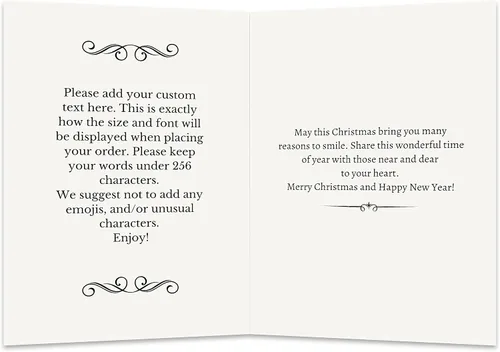 Miniatura 2 de Tarjeta de Navidad personalizada, personaliza tu imagen fotográfica, carga tu tarjeta de felicitación de texto, vacaciones de Navidad