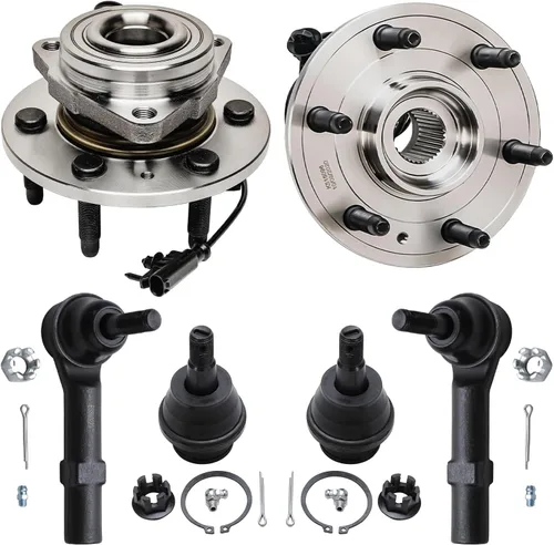 Miniatura 97 de Detroit Axle - Kit de nudillos de dirección delantera izquierda para Ford Edge Lincoln MKX 07-10, cojinete de rueda del lado del conductor, nudillo