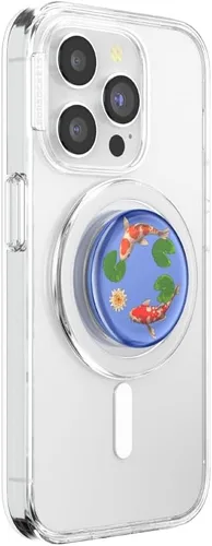 Miniatura 2 de PopSockets Agarre para teléfono MagSafe con patas, soporte magnético, parte superior intercambiable, agarre seguro para estuches MagSafe de iPhone