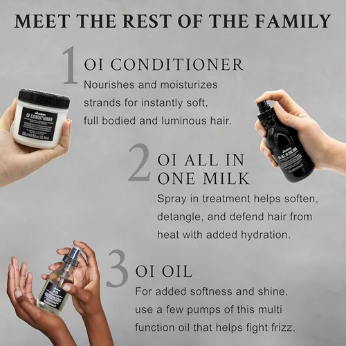 Miniatura 6 de Davines OI Conditioner, Rich Creamy Hydrating Conditioner for All Hair Types - Accelerates Drying, Protects Structure & Adds Shine with Antioxidant
