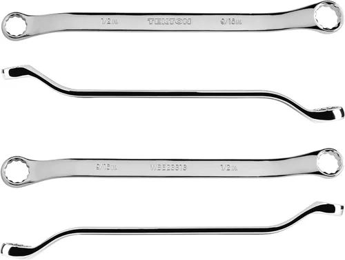 Miniatura 2 de TEKTON - Llave de extremo cerrado, caja, con desvío de 45 grados, de 1/2 x 9/16 pulgadas, WBE23313