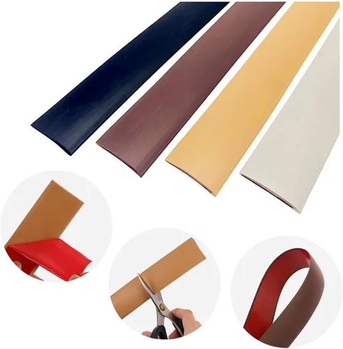 Miniatura 4 de Tira de transición de piso, 3.3-98.4 ft, impermeable, autoadhesiva, perfil de transición, tiras de cubierta de suelo, barra de puerta de vinilo