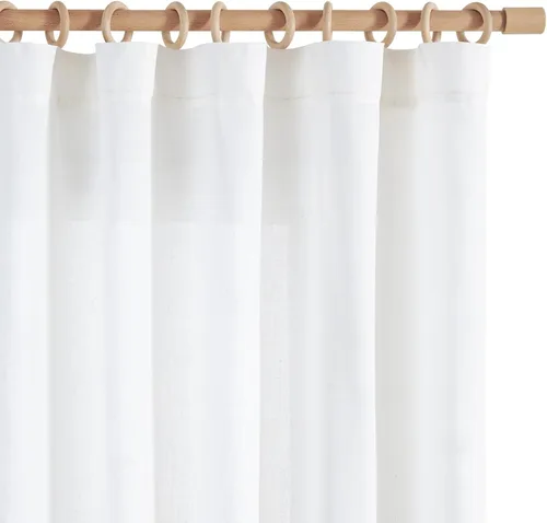 Miniatura 122 de JINCHAN Cortinas de lino de 108 pulgadas de largo, juego de 2 paneles, cortinas de ventana para sala de estar y dormitorio, cortinas