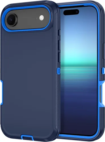 Miniatura 21 de I-HONVA Funda para iPhone 17 a prueba de golpes, a prueba de polvo y caídas, 3 capas de protección de cuerpo completo [sin protector de pantalla]