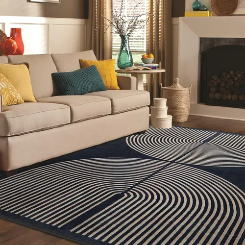 Miniatura 17 de Alfombra a cuadros de 2 x 3 pies, alfombra negra y blanca moderna para entrada interior, alfombra pequeña lavable a cuadros para baño, alfombra
