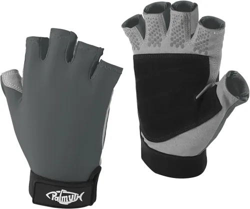 Miniatura 8 de Palmyth Guantes de pesca UV con protección solar, guante sin dedos para kayak, hombres y mujeres, UPF 50+ SPF para navegación, senderismo, remo