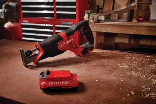 Miniatura 12 de CRAFTSMAN V20 - Kit de sierra recíproca inalámbrica, 3000 RPM, 14.5 pulgadas, batería y cargador incluidos (CMCS300M1)