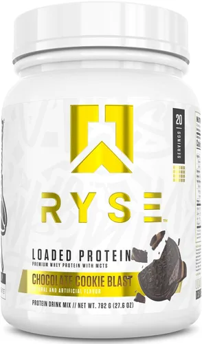 Miniatura 7 de Ryse - Proteína en polvo cargada, 0.88 onzas de aislado y concentrado de proteína de suero de leche, fibra prebiótica y MCT, baja en carbohidratos