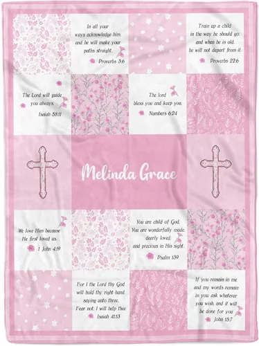 Miniatura 19 de MDPrints - Mantas de bebé personalizadas para niños, regalos personalizados para bebé niño con nombre, mantas de bebé personalizadas, forro polar