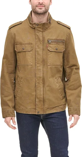 Miniatura 3 de Levis Chaqueta militar de algodón lavado grande y alto para hombre