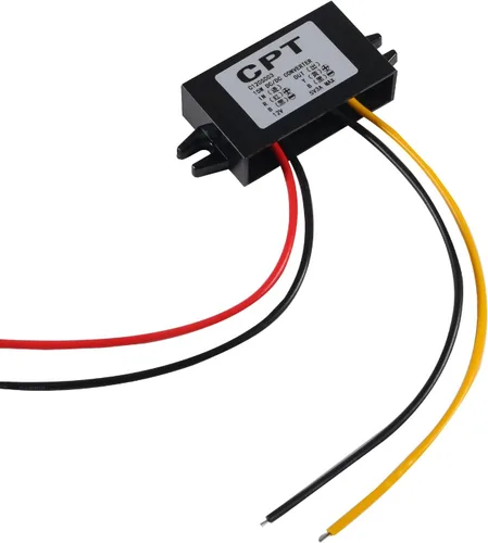 Miniatura 5 de DIANN Módulo convertidor de 12V a 5V 3A 15W Buck - Regulador de CC a CC Convertidor de potencia de coche con interfaz de cable Interfaz de alambre