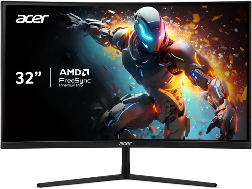 Miniatura 7 de acer EI272UR Pbmiiipx 27" 1500R Curvo WQHD (2560 x 1440) Monitor VA para juegos con tecnología AMD Radeon FreeSync2 HDR, 144Hz, pantalla certificada