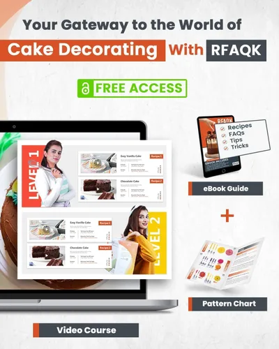 Miniatura 7 de RFAQK Juego de 700 piezas para decoración de pasteles con suministros para hornear - Soporte giratorio para pasteles para decorar con moldes