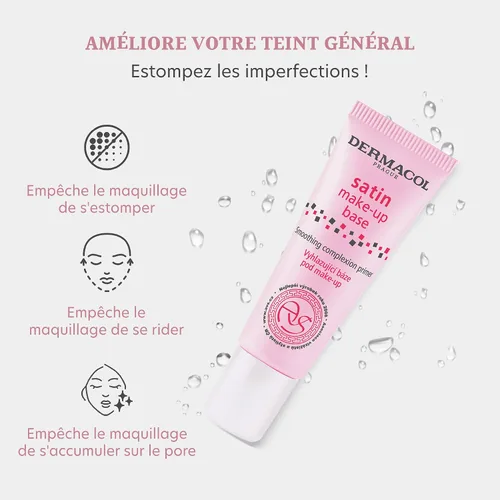 Miniatura 3 de Dermacol - Base de maquillaje satinada, imprimación facial mate para arrugas y poros, imprimación de maquillaje transparente para pieles grasas