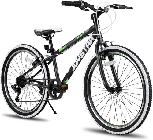 Miniatura 19 de JOYSTAR Lubbock 20 24 Inch Kids Bike for Boys & Girls Ages 7-12 Years Hardtail Mountain Bike for Kids with 1-Speed/7-Speed Drivetrain, White Wall
