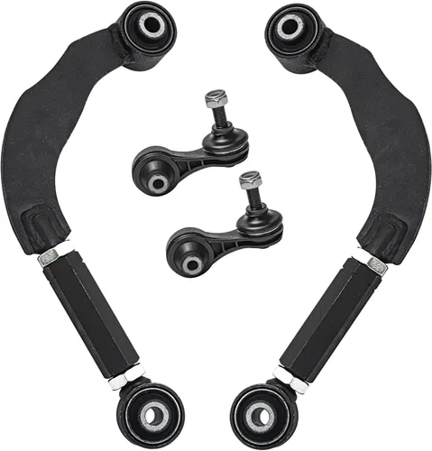 Miniatura 57 de Detroit Axle - Brazos de control superiores traseros para Chrysler 300 Dodge Challenger Charger Magnum, reemplazo del conjunto de brazos de control