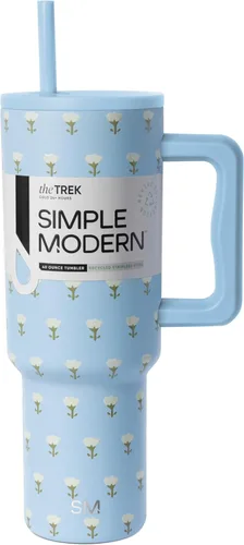 Miniatura 37 de Simple Modern Vaso Trek de 40 oz con Asa y Tapa con Pajilla Vaso de Viaje Aislado de Acero Inoxidable Apto para Portavasos Slumberland
