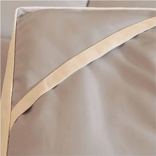 Miniatura 5 de colchón de futón de suelo japonés, tatami estera portátil para acampar, colchón de dormir para niños, plegable para el suelo con protector de Caqui