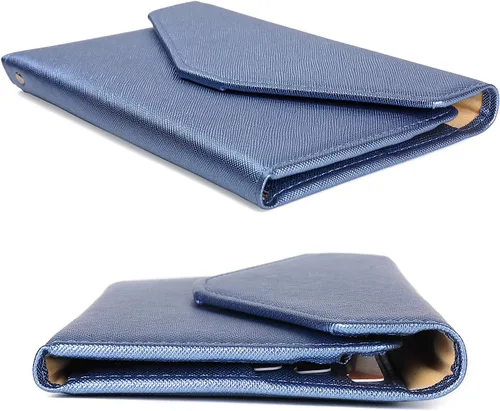 Miniatura 170 de Zoppen - Billetera de viaje con bloqueo RFID multiusos (Ver.4) Portatarjetas de pasaporte y vacunas, organizador de documentos de tres pliegues
