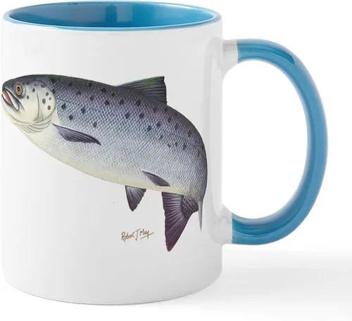 Miniatura 8 de CafePress Chinook King Salmon Mug 11 oz (325 ml) Ceramic Coffee Mug