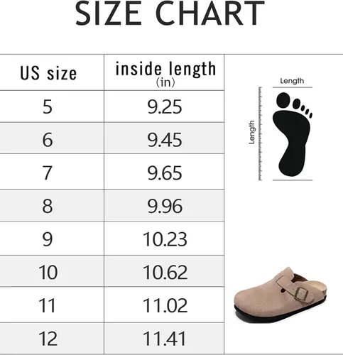 Miniatura 6 de Zuecos para mujer, zuecos para mujer, con soporte de arco y hebilla ajustable