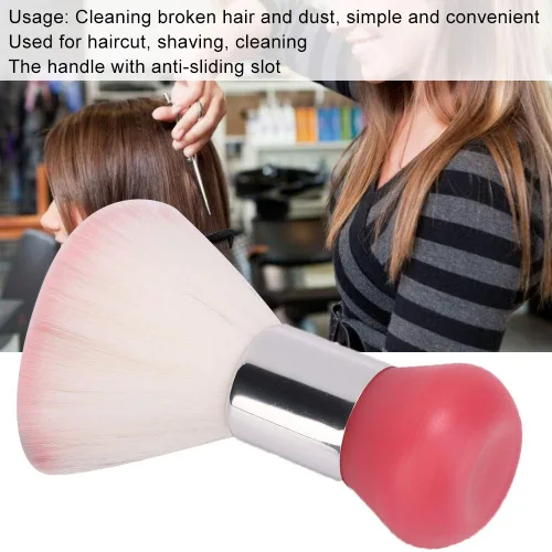 Miniatura 4 de Cepillo de plumero de cuello, Cepillo de barrido de pelo Cepillo de limpieza de pelo roto para peluquería ()