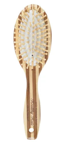 Miniatura 6 de Olivia Garden Cepillo de masaje iónico de bambú para cabello saludable