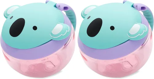 Miniatura 10 de Skip Hop Recipiente para bocadillos de bebé, taza de aperitivos para la hora de la comida, perro