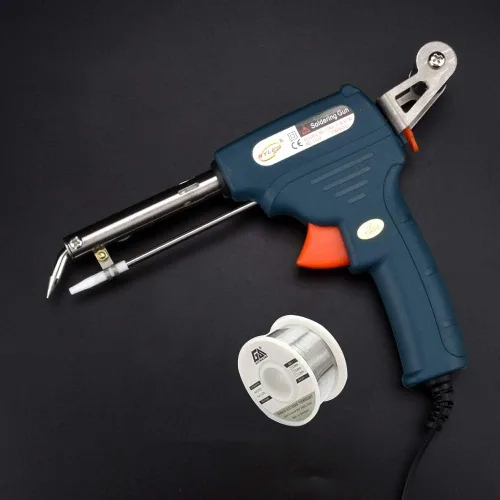 Pistola de soldadura automática de mano, kit de soldadura eléctrica de mano, herramienta de soldadura 110 V, 220 V, 60 W, para placa de circuitos,