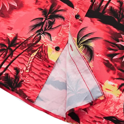 Miniatura 8 de ENVMENST Hawaiian Shirt for Men Short Sleeve Beach Printed Summer Button Down Aloha Shirt(S-3XL)