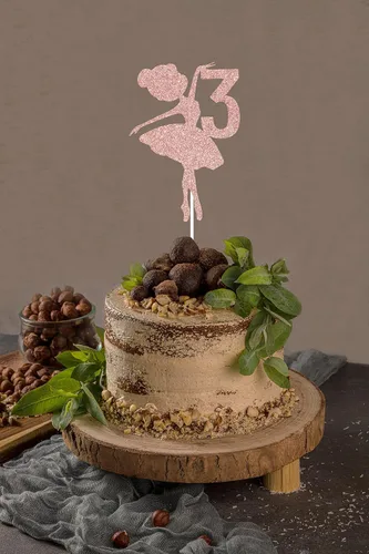 Miniatura 4 de Decoración para pastel de cumpleaños de 3er cumpleaños, decoración de pastel de cumpleaños de 3 años, adorables suministros de decoración de pastel