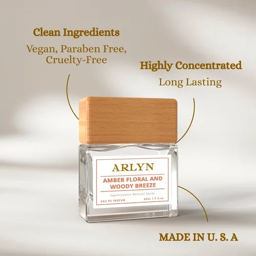 Miniatura 4 de ARLYN Amber Floral Woody Breeze Eau De Parfum inspirado en Bc.arat Ruge 540, perfume de larga duración para hombres y mujeres, vegano y respetuoso