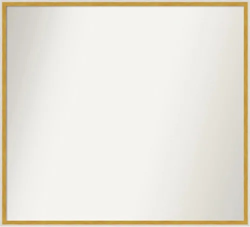 Miniatura 1083 de Amanti Art Espejo de baño blanco para sobre el fregadero, 32 x 45 pulgadas, espejo de tocador rectangular blanco esbelto, marco de madera moderno